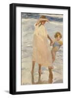 Two Sisters, Valencia, 1909-Joaquin Sorolla y Bastida-Framed Giclee Print