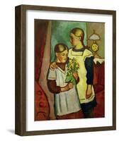 Two Sisters-Auguste Macke-Framed Giclee Print