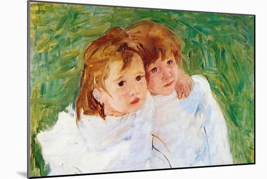 Two Sisters-Mary Cassatt-Mounted Art Print