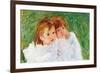 Two Sisters-Mary Cassatt-Framed Premium Giclee Print