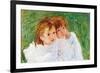 Two Sisters-Mary Cassatt-Framed Premium Giclee Print