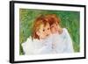 Two Sisters-Mary Cassatt-Framed Art Print