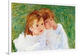 Two Sisters-Mary Cassatt-Framed Art Print