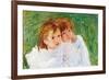 Two Sisters-Mary Cassatt-Framed Premium Giclee Print