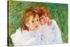 Two Sisters-Mary Cassatt-Stretched Canvas