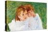 Two Sisters-Mary Cassatt-Stretched Canvas