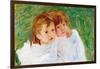 Two Sisters-Mary Cassatt-Framed Art Print