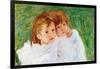 Two Sisters-Mary Cassatt-Framed Art Print