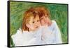 Two Sisters-Mary Cassatt-Framed Stretched Canvas