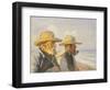Two Skagen Fishermen, 1907-Michael Peter Ancher-Framed Giclee Print