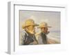 Two Skagen Fishermen, 1907-Michael Peter Ancher-Framed Giclee Print