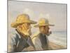 Two Skagen Fishermen, 1907-Michael Peter Ancher-Mounted Giclee Print