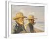 Two Skagen Fishermen, 1907-Michael Peter Ancher-Framed Giclee Print