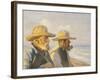 Two Skagen Fishermen, 1907-Michael Peter Ancher-Framed Giclee Print