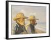 Two Skagen Fishermen, 1907-Michael Peter Ancher-Framed Giclee Print