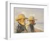 Two Skagen Fishermen, 1907-Michael Peter Ancher-Framed Giclee Print