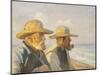 Two Skagen Fishermen, 1907-Michael Peter Ancher-Mounted Giclee Print