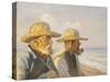 Two Skagen Fishermen, 1907-Michael Peter Ancher-Stretched Canvas