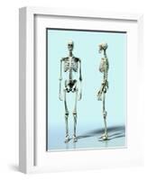 Two Skeletons-Matthias Kulka-Framed Premium Giclee Print