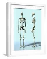 Two Skeletons-Matthias Kulka-Framed Giclee Print