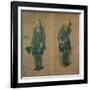 Two Sketches of David Garrick in Character, 18th Century-Johann Zoffany-Framed Giclee Print