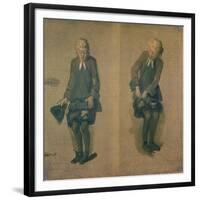 Two Sketches of David Garrick in Character, 18th Century-Johann Zoffany-Framed Giclee Print