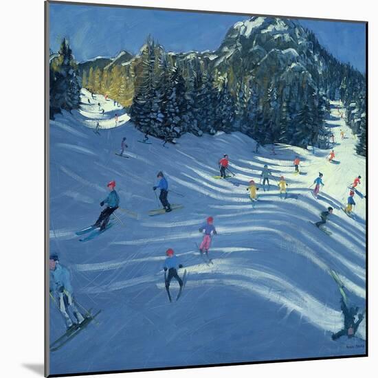 Two Ski-Slopes, 2004-Andrew Macara-Mounted Giclee Print