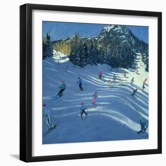 Two Ski-Slopes, 2004-Andrew Macara-Framed Premium Giclee Print