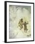 Two Skiing Lapps, Study-Anna Nordlander-Framed Giclee Print