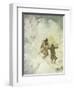 Two Skiing Lapps, Study-Anna Nordlander-Framed Giclee Print