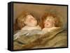 Two Sleeping Children-Peter Paul Rubens-Framed Stretched Canvas
