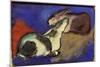 Two Sleeping Rabbits, 1913-Franz Marc-Mounted Giclee Print