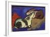 Two Sleeping Rabbits, 1913-Franz Marc-Framed Giclee Print