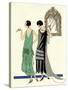 Two Sleeveless Evening Dresses by Doeuillet-null-Stretched Canvas