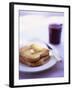 Two Slices of Toast with Butter and Strawberry Jam-Jonathan Syer-Framed Photographic Print