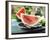 Two Slices of Watermelon-Bodo A^ Schieren-Framed Photographic Print