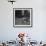 Two Small Children Watching Circus Performer Practicing on Tightrope, Her Legs Only Visible-Nina Leen-Framed Photographic Print displayed on a wall