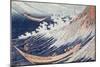 Two Small Fishing Boats on the Sea-Katsushika Hokusai-Mounted Giclee Print