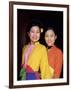 Two Smiling Vietnamese Women in Traditional Dress, North Vietnam, Vietnam-Gavin Hellier-Framed Photographic Print