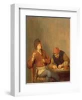 Two Smokers in an Interior, 1643-Adriaen Jansz. Van Ostade-Framed Giclee Print