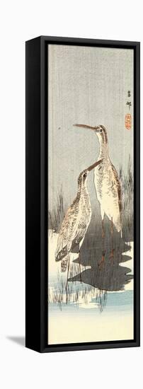 Two Snipes-Koson Ohara-Framed Stretched Canvas