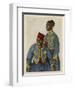 Two Soldiers from the Sudan Serving with the French Army During World War One-Theodor Baumgartner-Framed Art Print