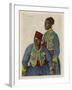 Two Soldiers from the Sudan Serving with the French Army During World War One-Theodor Baumgartner-Framed Art Print