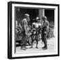 Two Soldiers with a Man in Medieval Costume-null-Framed Giclee Print