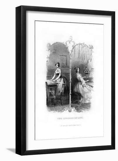 Two Spheres of Life, 1872-C Burt-Framed Giclee Print