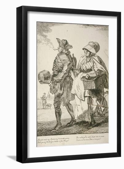 Two Spoon Sellers, Cries of London, 1760-Paul Sandby-Framed Giclee Print