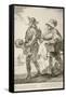 Two Spoon Sellers, Cries of London, 1760-Paul Sandby-Framed Stretched Canvas