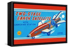 Two-Stage Earth Satellite-null-Framed Stretched Canvas