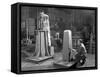 Two Stages of Moulding a Steel Casting, Rotherham, South Yorkshire, 1963-Michael Walters-Framed Stretched Canvas