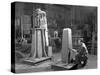 Two Stages of Moulding a Steel Casting, Rotherham, South Yorkshire, 1963-Michael Walters-Stretched Canvas